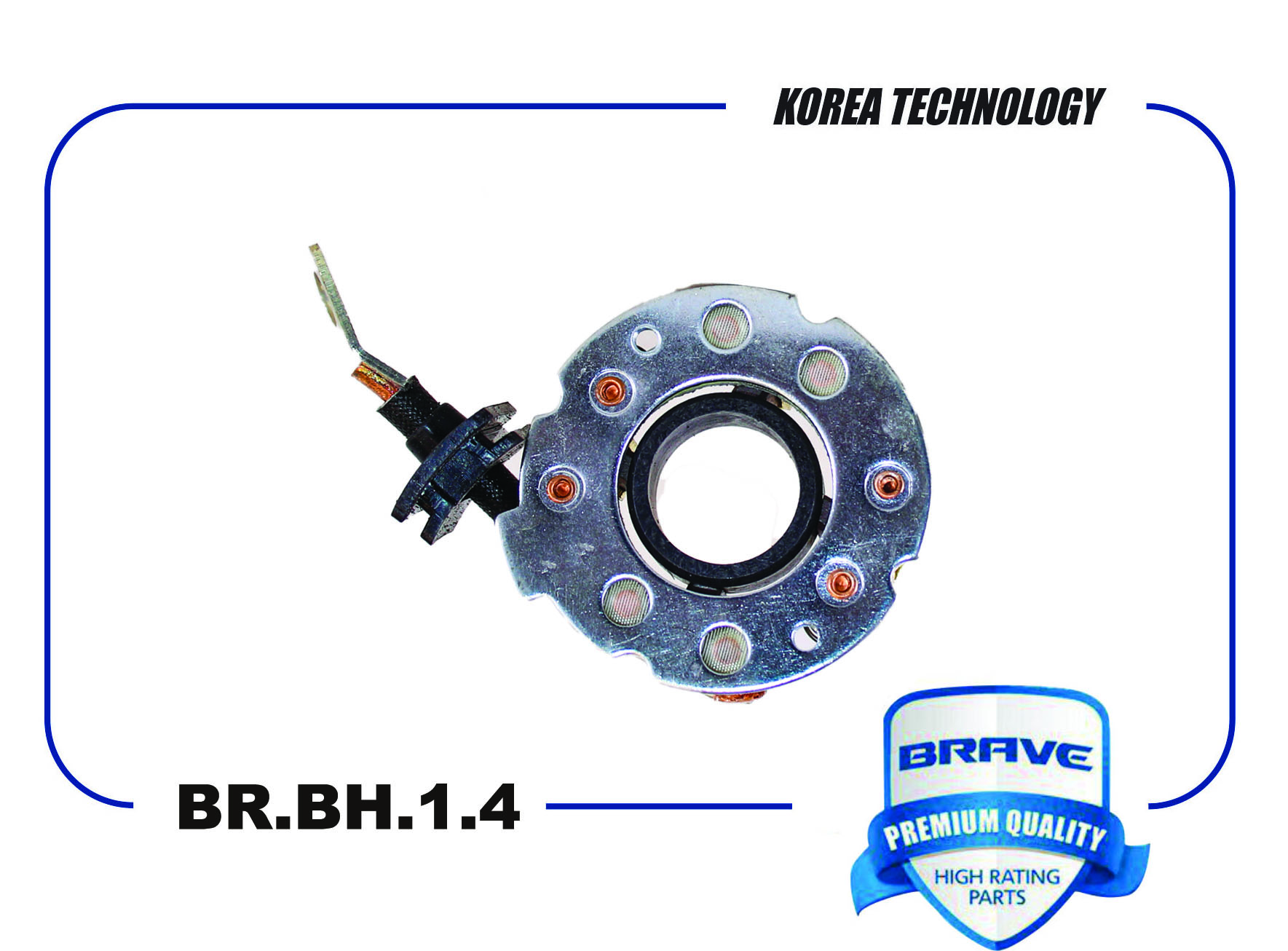 BRAVE BRBH14 Щетка стартера BR.BH.1.4 Chevrolet Lacetti, Aveo, Lanos