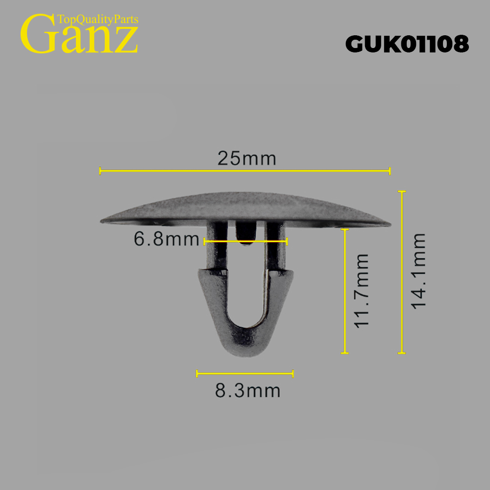 Клипса универсальная  GANZ GUK01108
