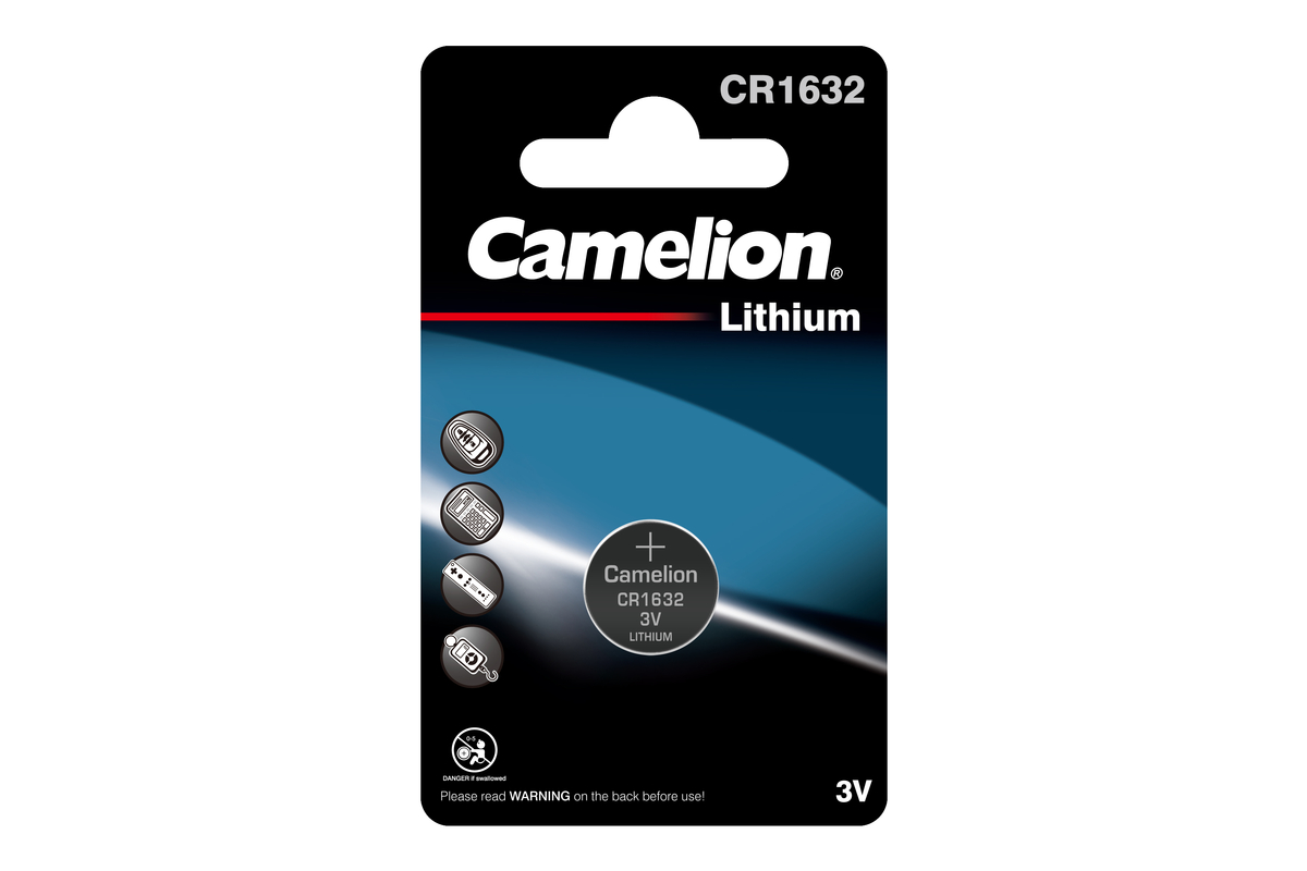 CR1632BP1 Camelion Батарейка литиевая Lithium таблетка 3 В упаковка 1 шт.