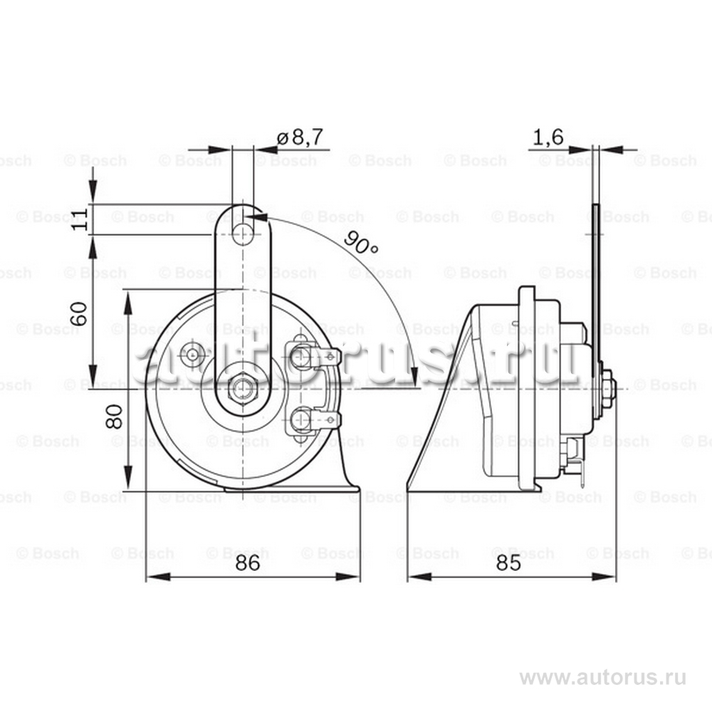 Bosch Zvukovoj Signal