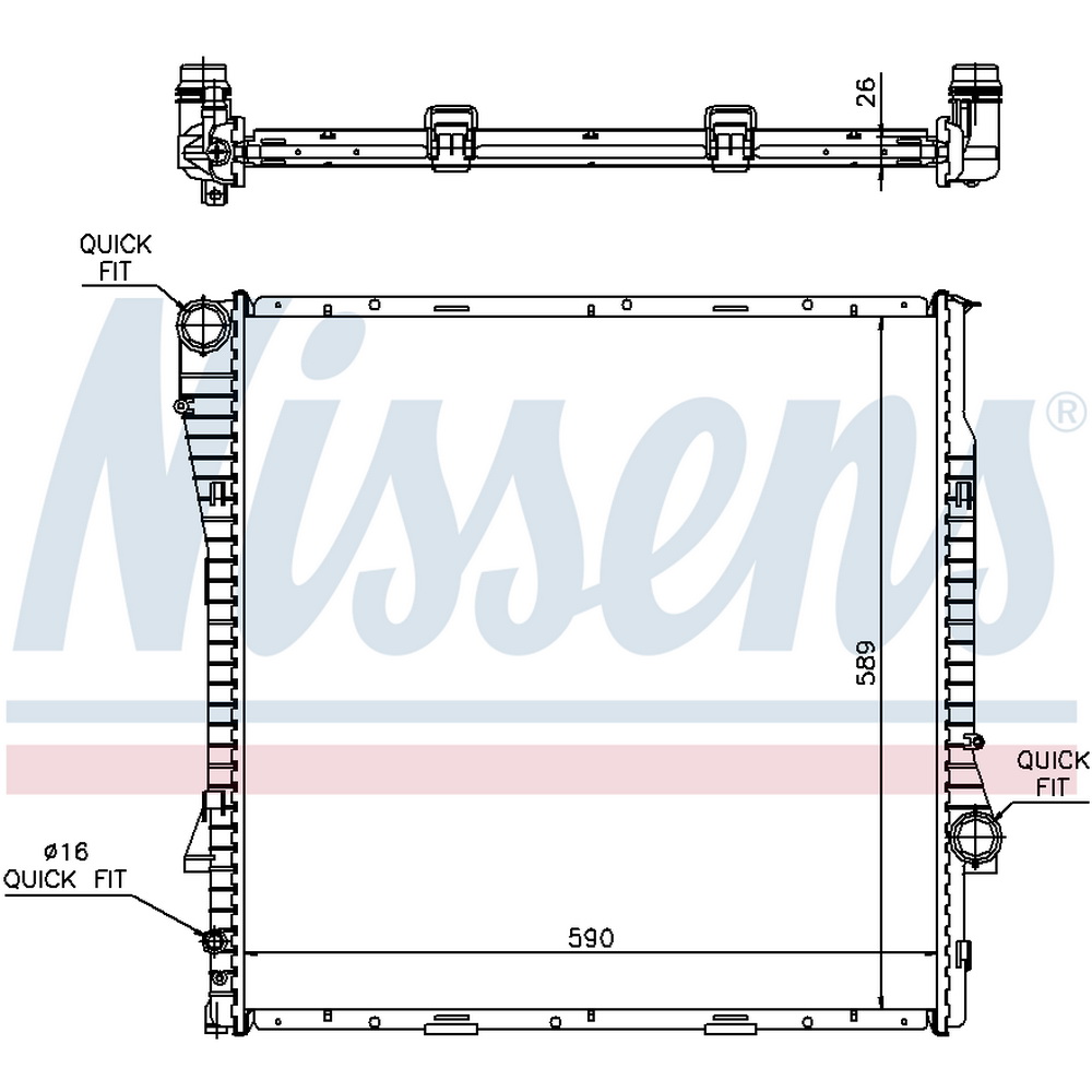 Радиатор е53 3.0. Радиаторы x5. Nissens 64660.