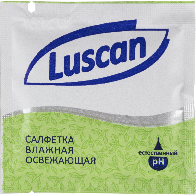 Салфетки влажные Luscan освежающие в саше 15х13,5см 1000шт/уп 1625794 ...