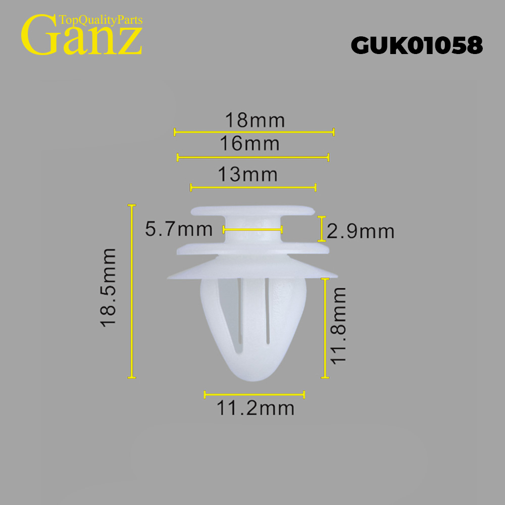 Клипса универсальная  GANZ GUK01058