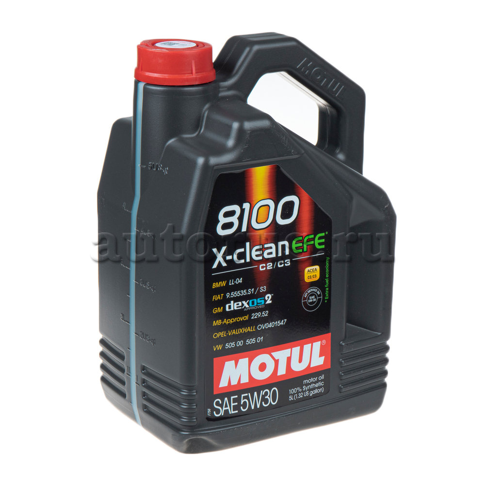 Масло моторное Motul 8100 X-clean EFE 5W-30 синтетическое 5 л 111688 ...
