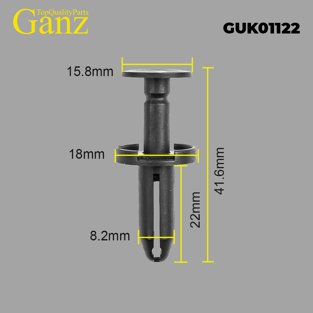 Клипса универсальная  GANZ GUK01122