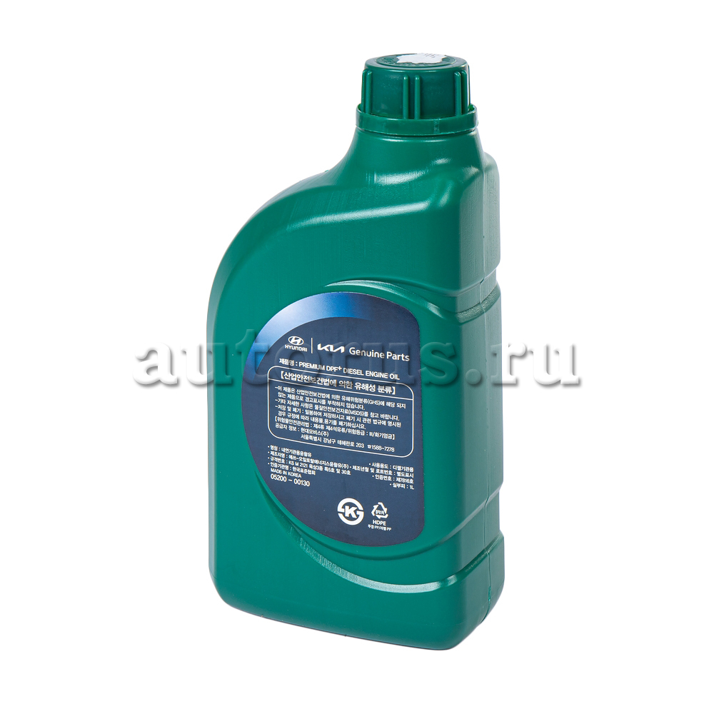 Hyundai-KIA 0520000130 Масло моторное HYUNDAI PREMIUM DPF+ Diesel Engine  Oil 5W-30, 1л