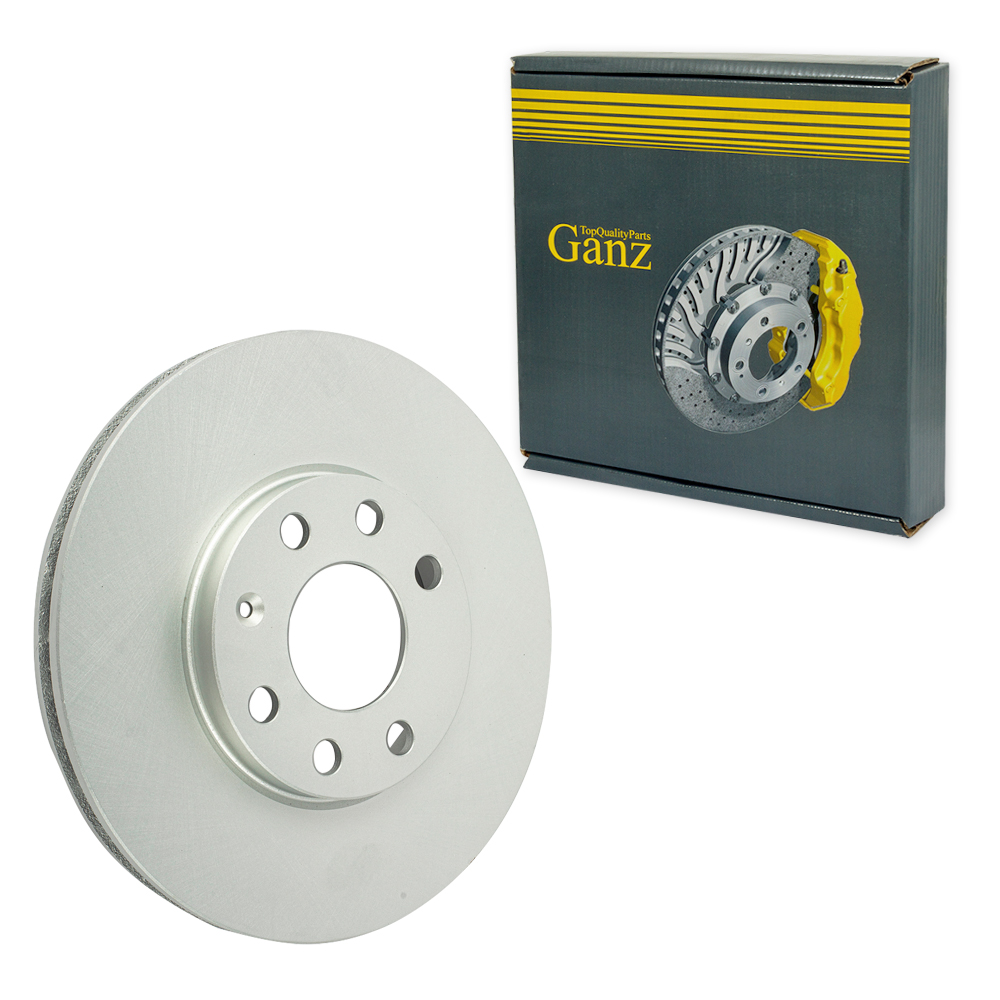 Диск тормозной передний с покрытием OPEL ASTRA G Vent D=256mm GANZ GIJ06186