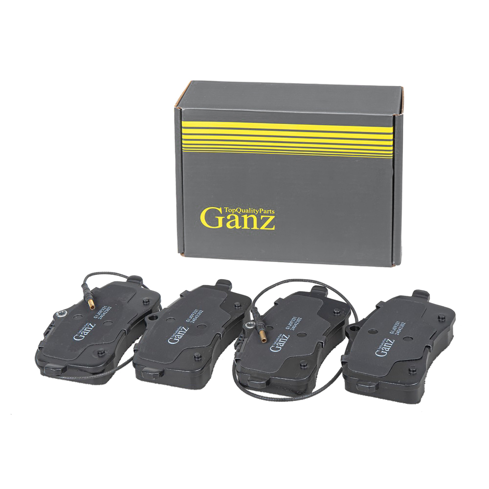 Колодки передние PEUGEOT 407 04>, CITROEN C5 08> GANZ GIJ09331