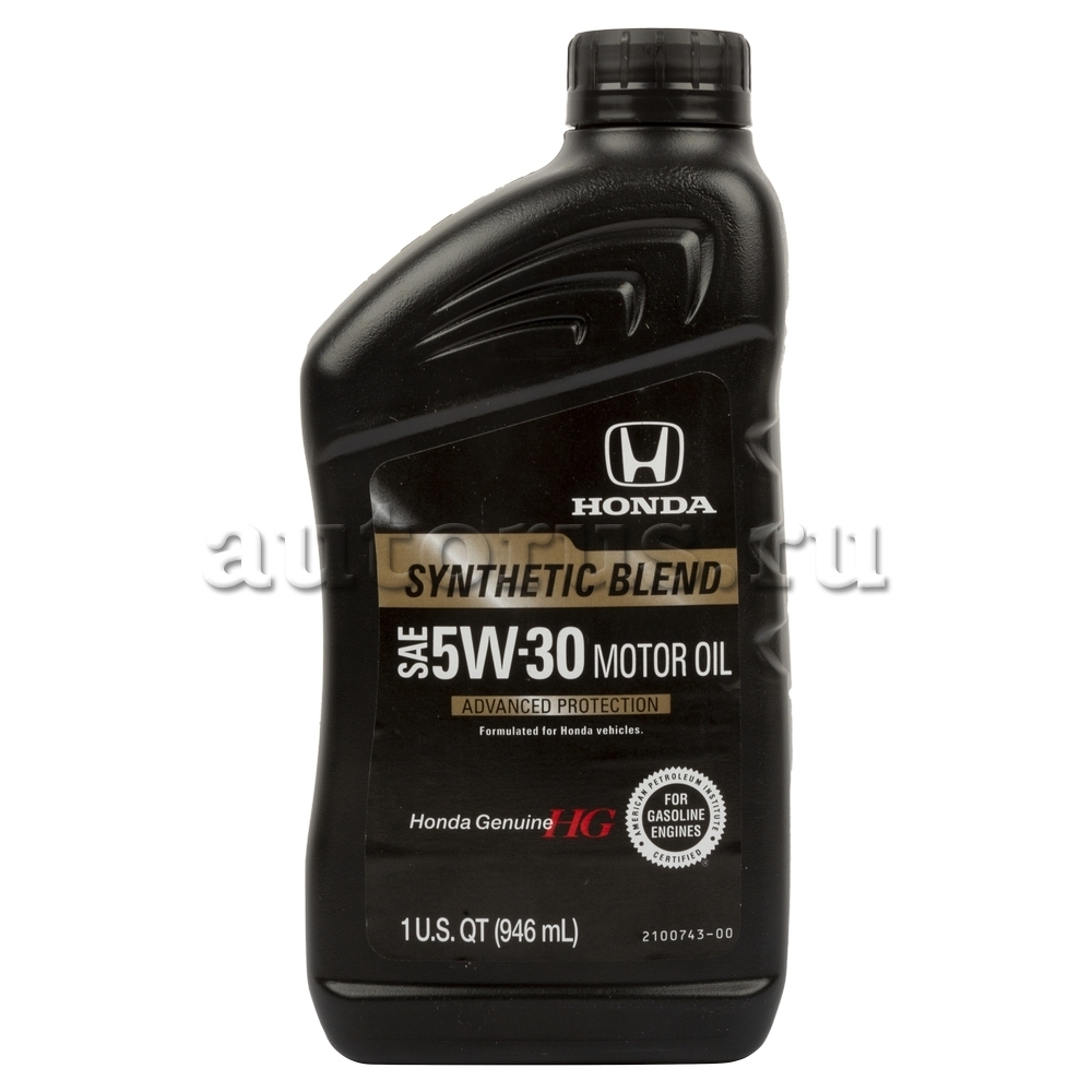 HONDA 087989134 Масло моторное Motor oil SP/GF-6 5W-30 синтетическое 0.946 л