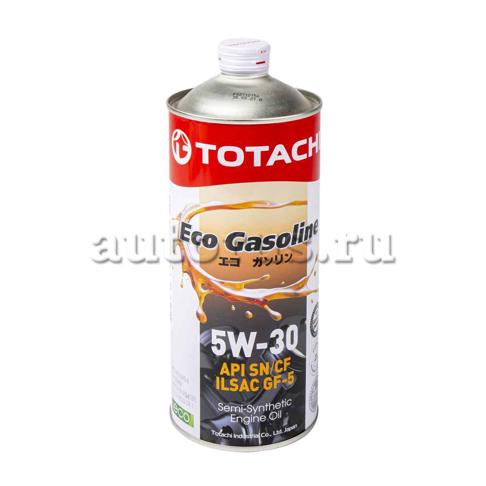 10801 TOTACHI Масло моторное Eco Gasoline 5W-30 полусинтетическое 1 л  4589904934858