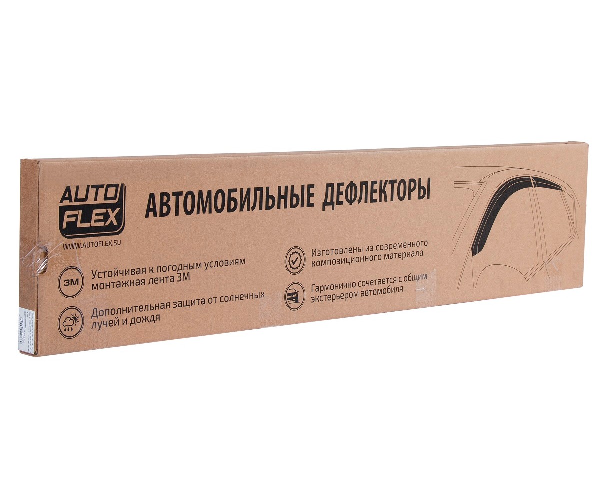 Autoflex 823302 Дефлекторы окон Hyundai Solaris I HB 2010-2017