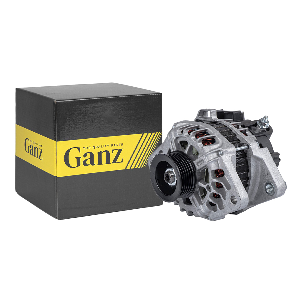 Генератор (12V90A) HYUNDAI SolarisKIA Rio III GANZ GIP13041