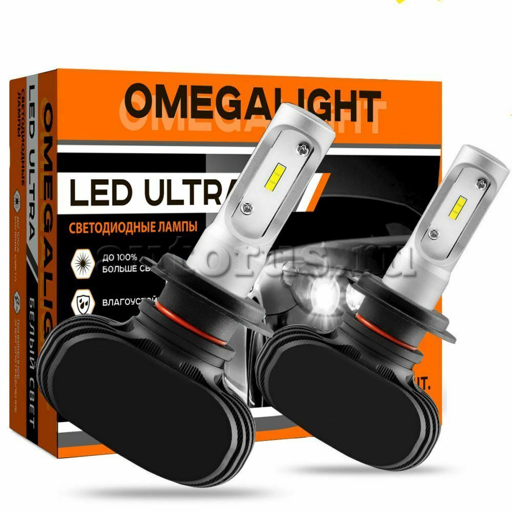 OMEGALIGHT OLLEDH11UL1 Лампа LED Omegalight Ultra H8/H9/H11 2500lm (1шт)