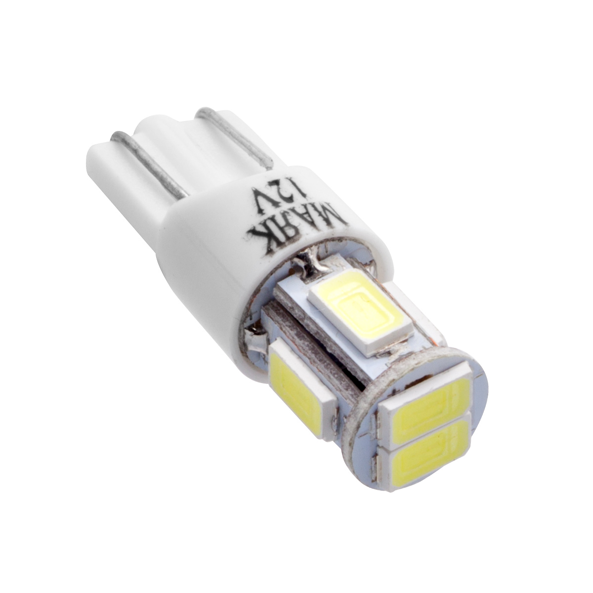 Маяк 12T10W6SMD56302BL Светодиод 12V T10 6SMD (5630) W2,1x9,5D WHITE  (2шт.)4650065976145