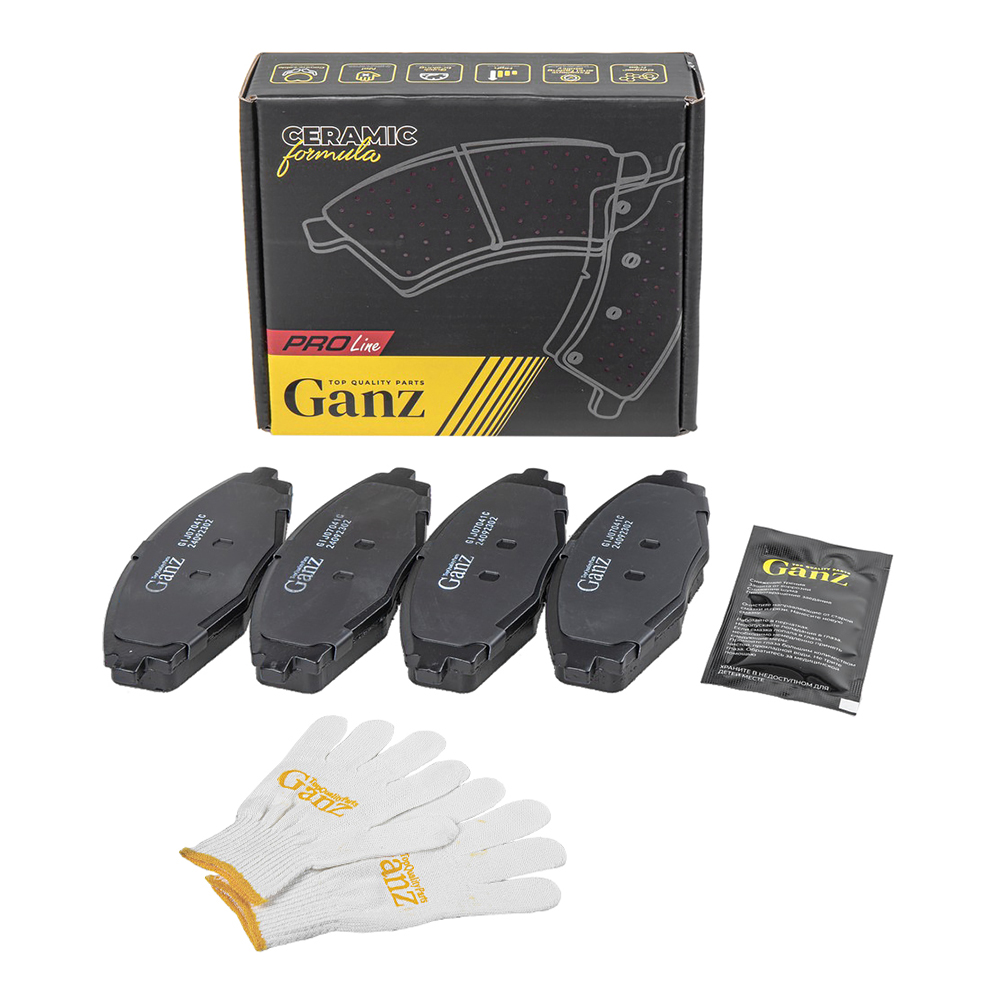 Колодки передние PRO-Line Ceramic DAEWOO MATIZ NEXIA LANOS GANZ GIJ07041C