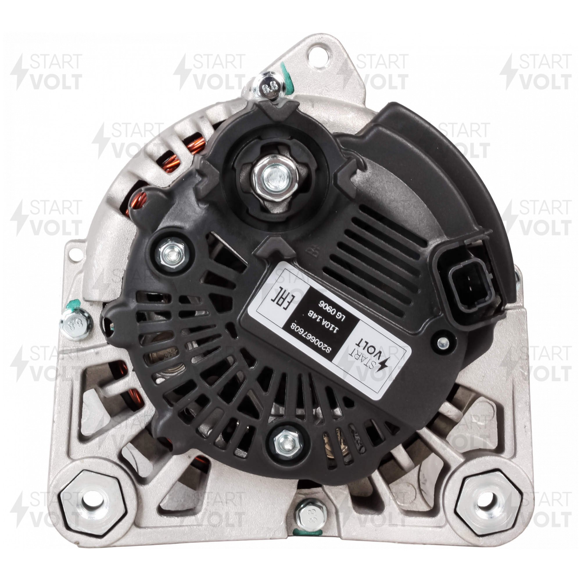 STARTVOLT LG0906 Генератор для а/м Renault Logan I (04-)/Duster  (10-)/Sandero (09-) 1.6i 110A (LG 0906)