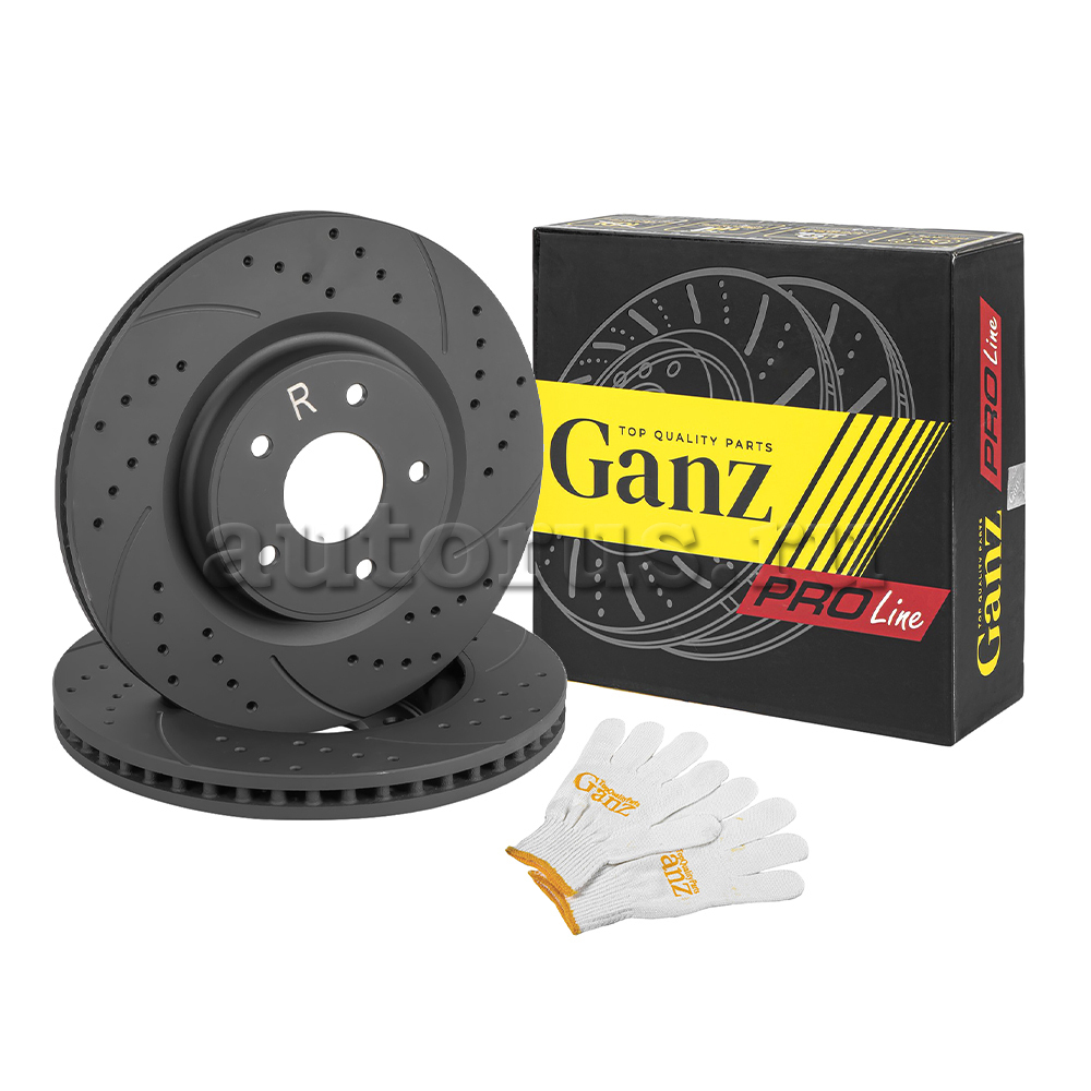 Диск тормозной передний перфорированный PRO-LINE с покрытием (комплект 2 шт) NISSAN PATHFINDER R52 2014-> GANZ GIJ10138S GANZ артикул GIJ10138S - цена, характеристики, купить в Москве в интернет-магазине автозапчастей АВТОРУСЬ