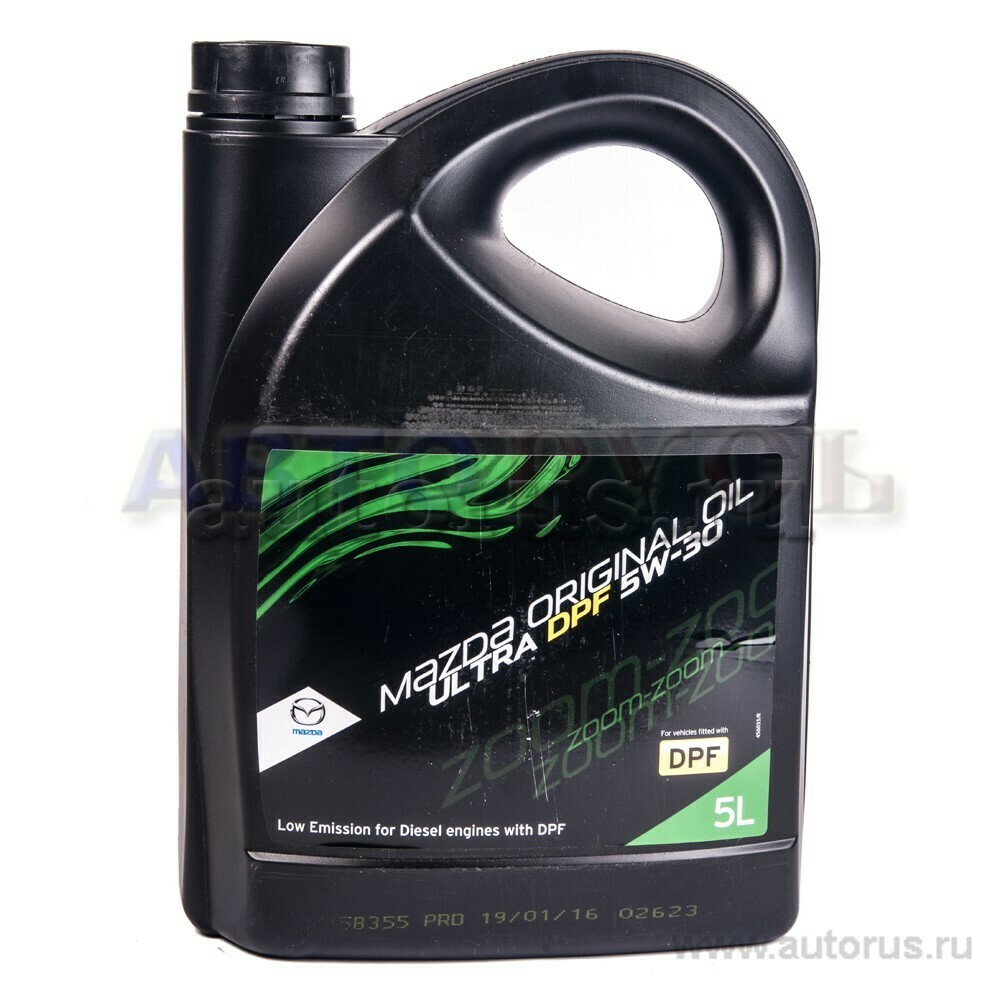 Масло моторное MAZDA ORIGINAL OIL ULTRA DPF 5W-30 синтетическое 5 л ...