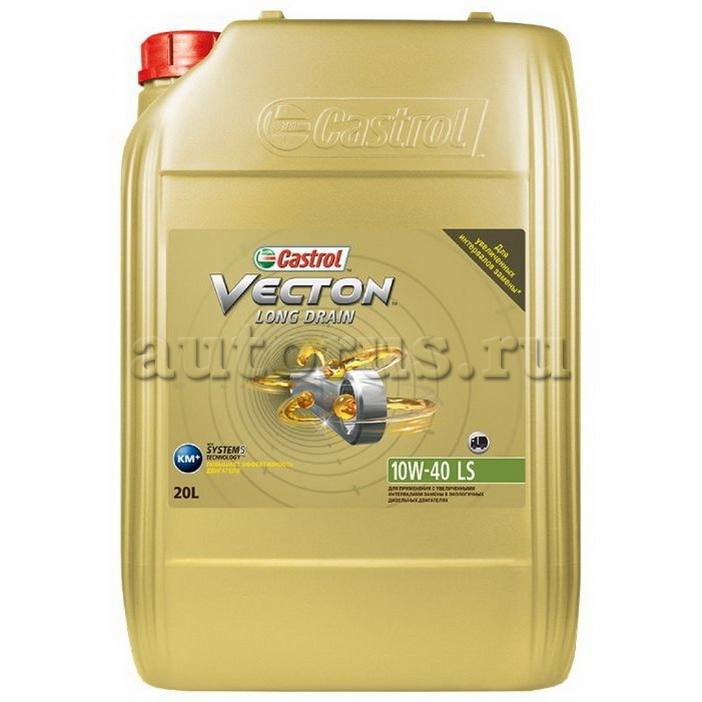 Масло моторное CASTROL Vecton Long Drain E7 10W-40 полусинтетическое 20 ...