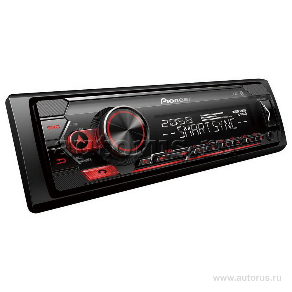 Автомагнитола PIONEER MVH-S420BT,4x50вт ,USB,BT,MP3,iPod/Android PIONEER  артикул MVH-S420BT - цена, характеристики, купить в Москве в  интернет-магазине автозапчастей АВТОРУСЬ