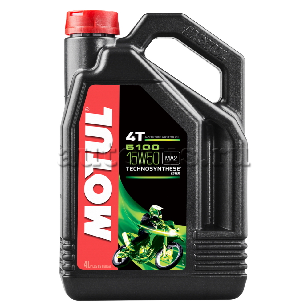 MOTUL 104083 Масло Motul 5100 4T 15W50 (4л)