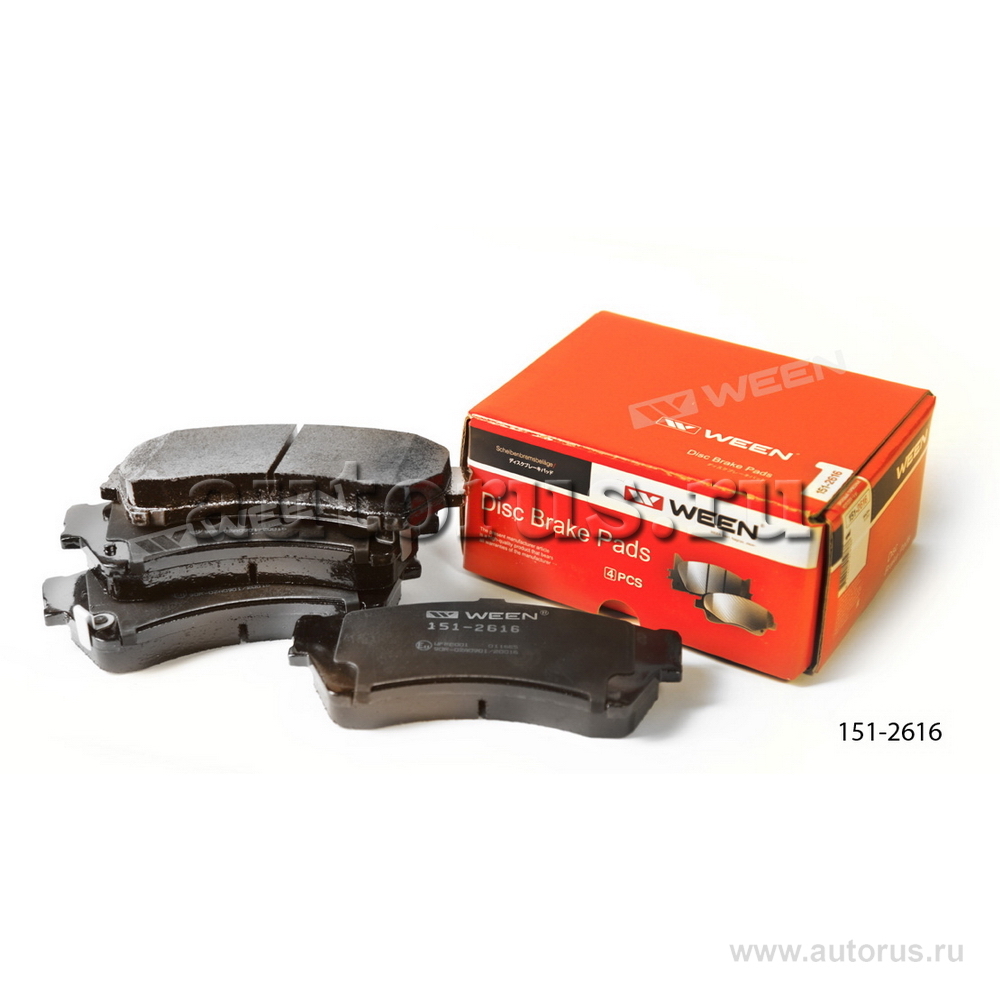 Тормозные колодки дисковые передние MAZDA 6 (GH) WEEN 151-2616 WEEN ...
