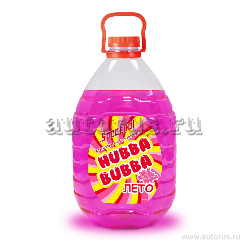 Жидкость омывателя летняя SPECTROL Hubba Bubba готовая 5 л 9654 SPECTROL  артикул 9654 - цена, характеристики, купить в Москве в интернет-магазине  автозапчастей АВТОРУСЬ