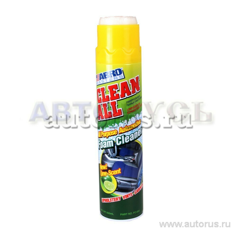 Clean All Foam Cleaner Lime Scent - ABRO