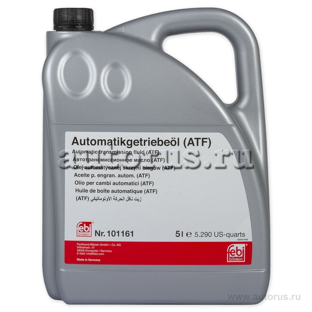 Масло трансмиссионное Febi Automatic Transmission Fluid красный 5 л ...