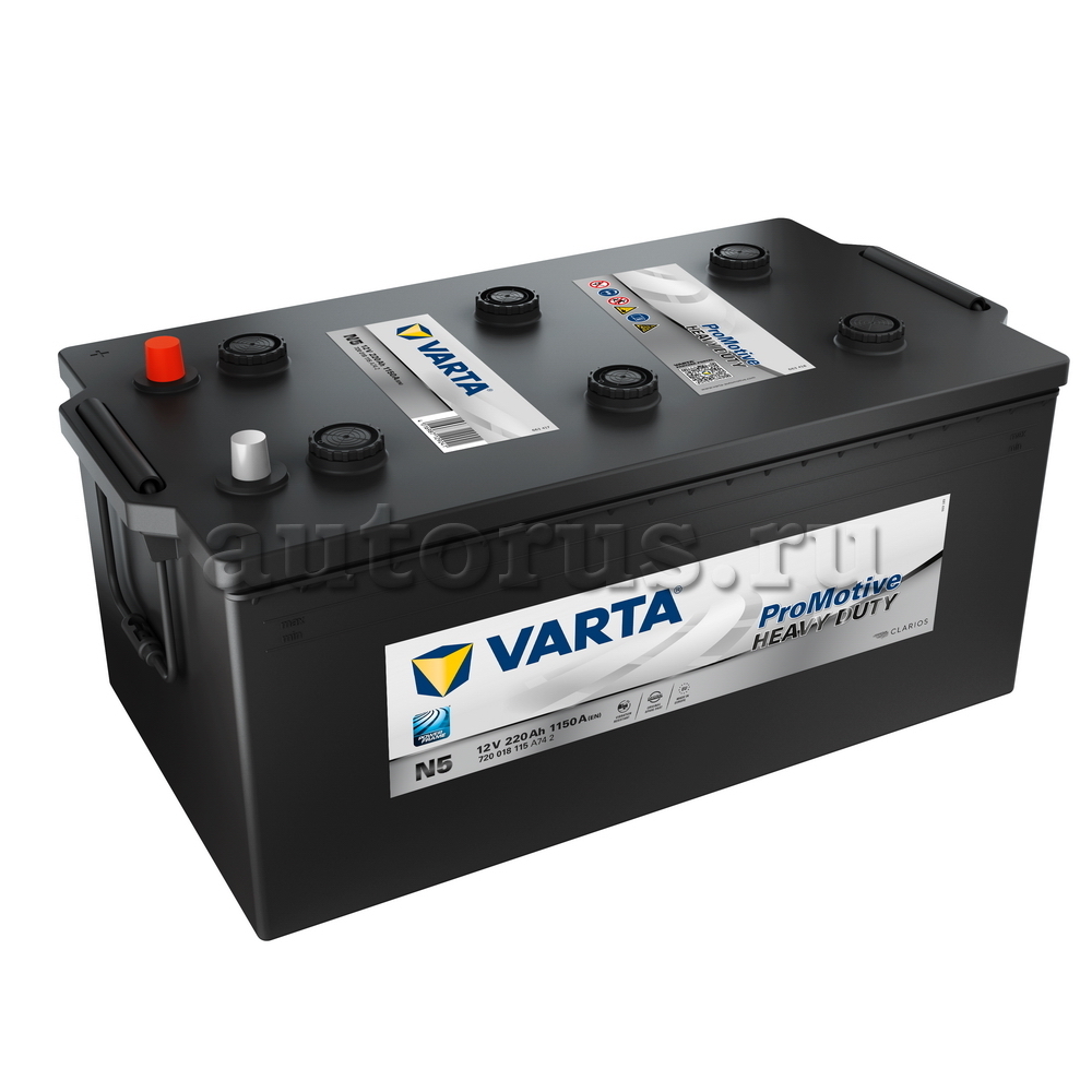 Varta 720018115 Аккумулятор Promotive HD 220 А/ч L+ N5 518x276x242 EN1 150 А