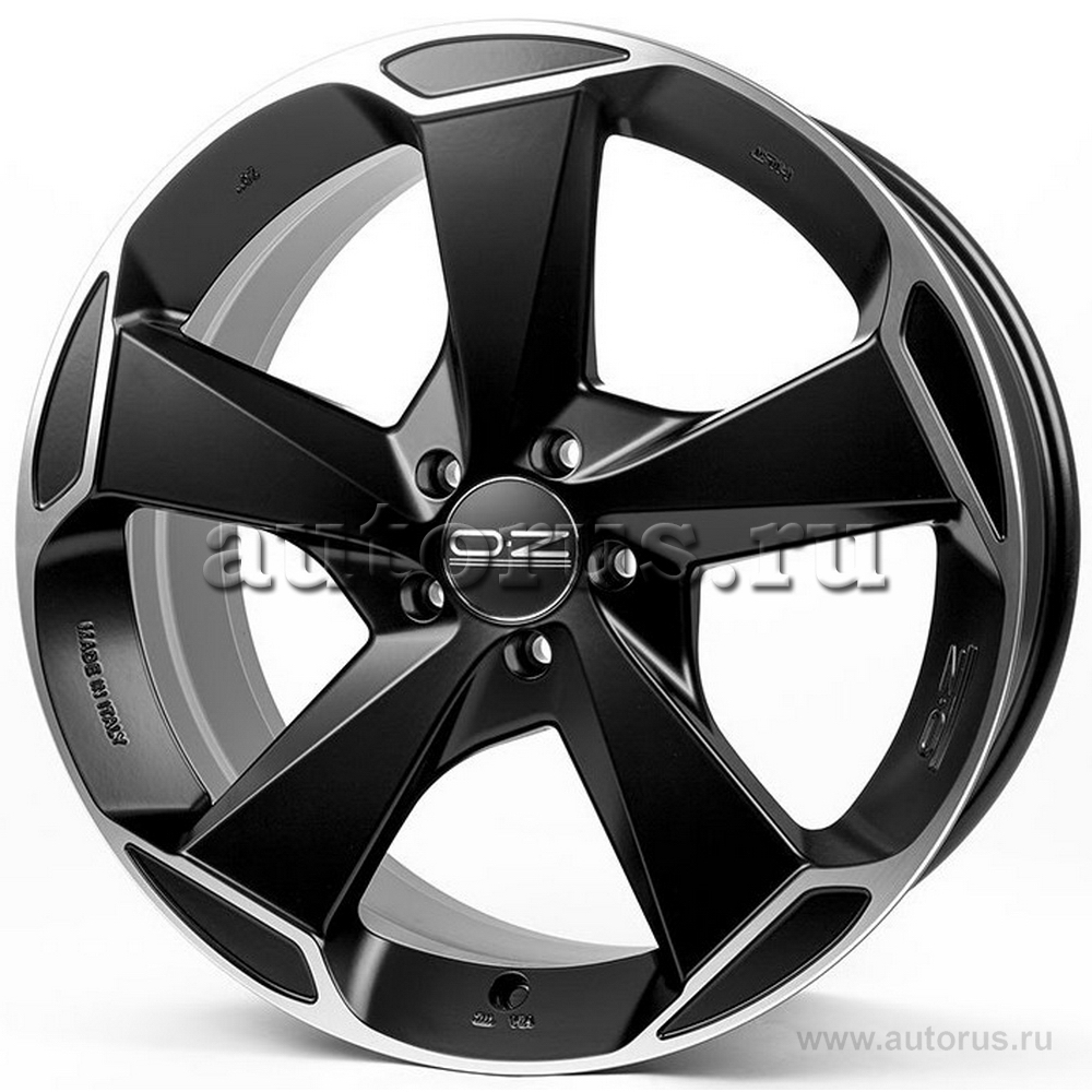 Диск литой R20 10J 5x112/66.46 ET33 OZ Aspen HLT Matt Black Diamond Cut ...