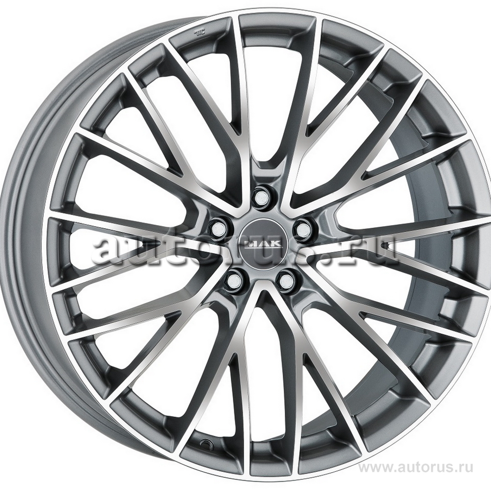 Диск литой R21 10J 5x112/76 ET42 MAK Speciale-D Graphit Mirror Face ...