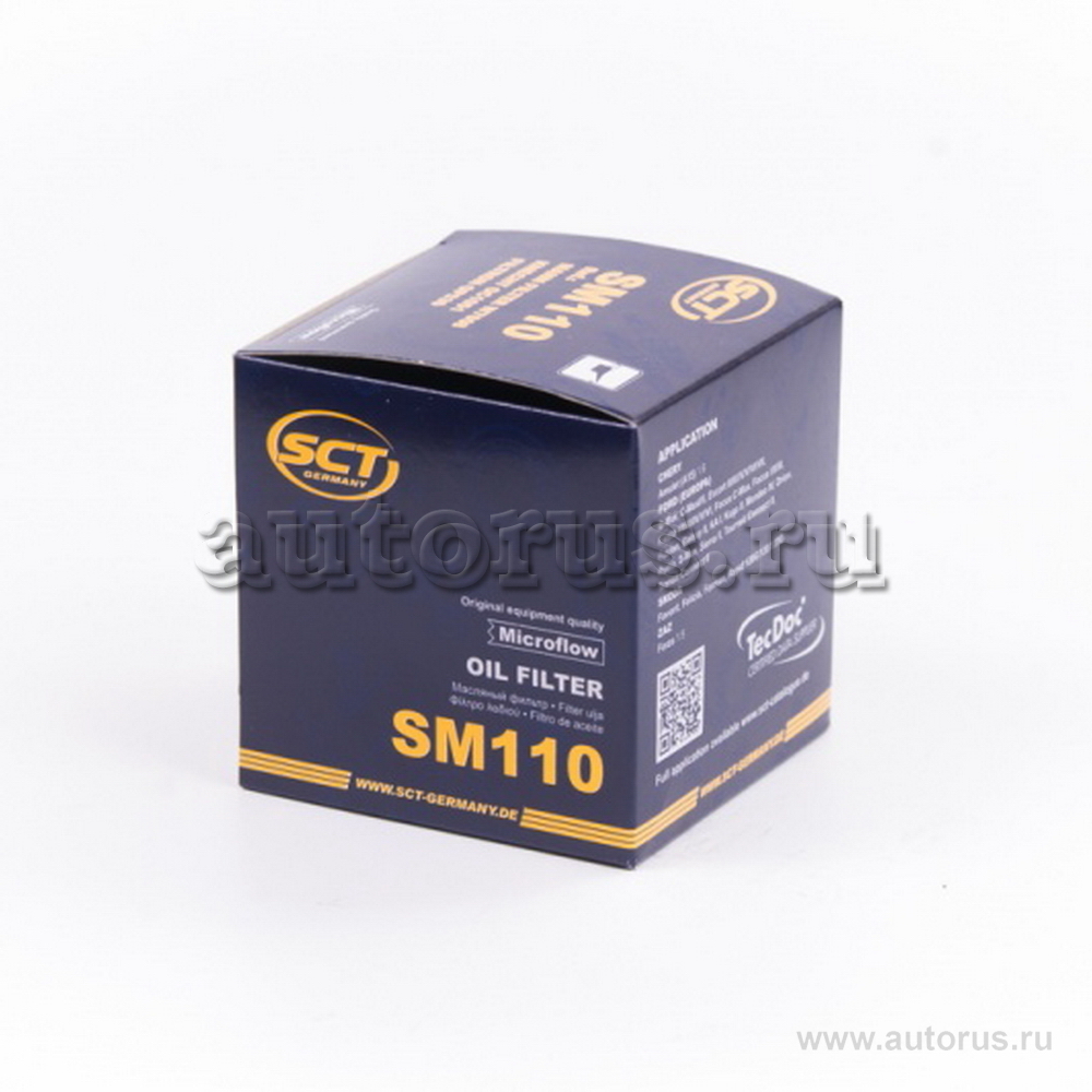 Фильтр масляный FORD Focus II SCT SM110 SCT артикул SM110 - цена ...