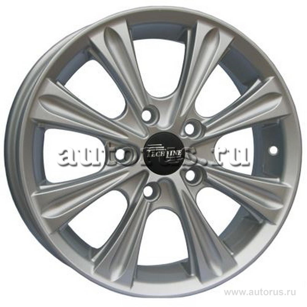 Диск литой R15 6J 4x100/67.1 ET39 Tech Line 523 S rd831700 Tech Line  артикул rd831700 - цена, характеристики, купить в Москве в  интернет-магазине автозапчастей АВТОРУСЬ