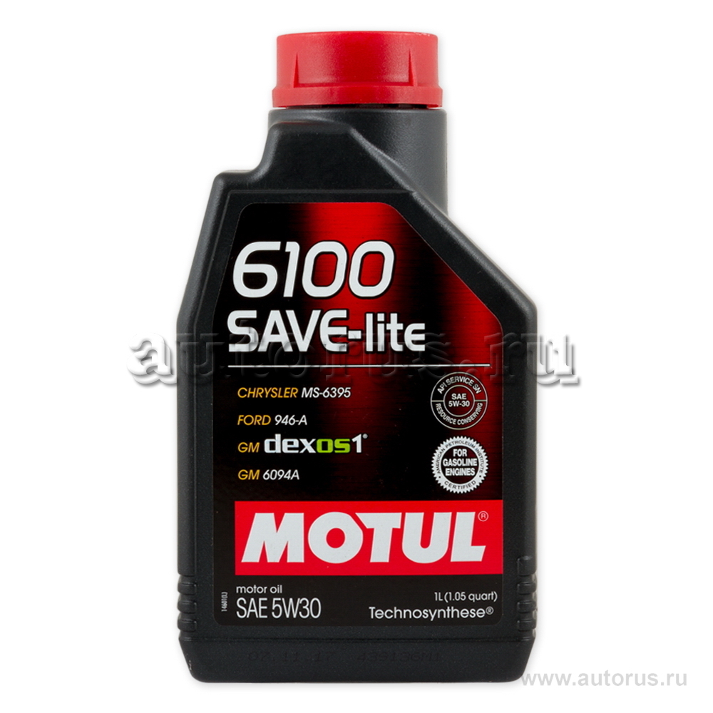 Масло моторное Motul 6100 Save-Lite 5W-30 синтетическое 1 л 107956 ...