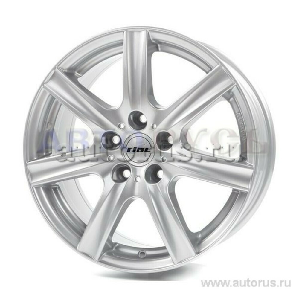 Диск литой R15 6.5J 5x114.3/70.1 ET45 Rial Davos Polar Silver ...