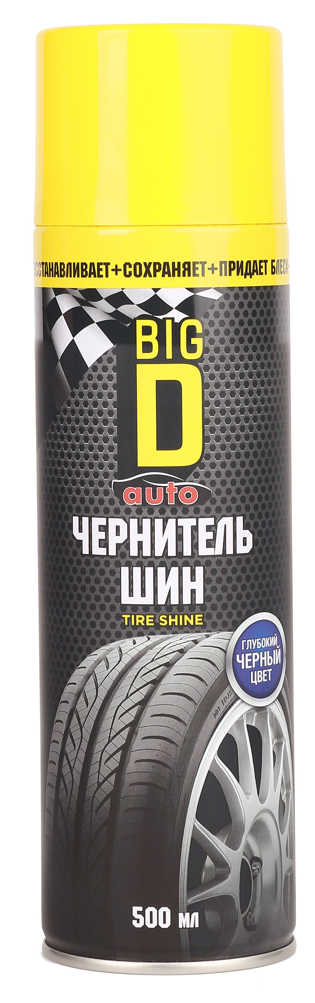 BIG D auto ASC2101 Чернитель шин/Tire shine 500 мл