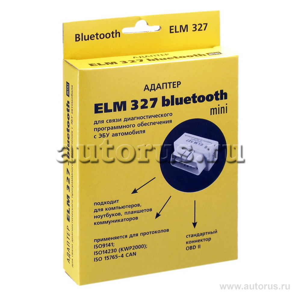 Адаптер ELM 327 BLUETOOTH MINI (для диагностики авто)