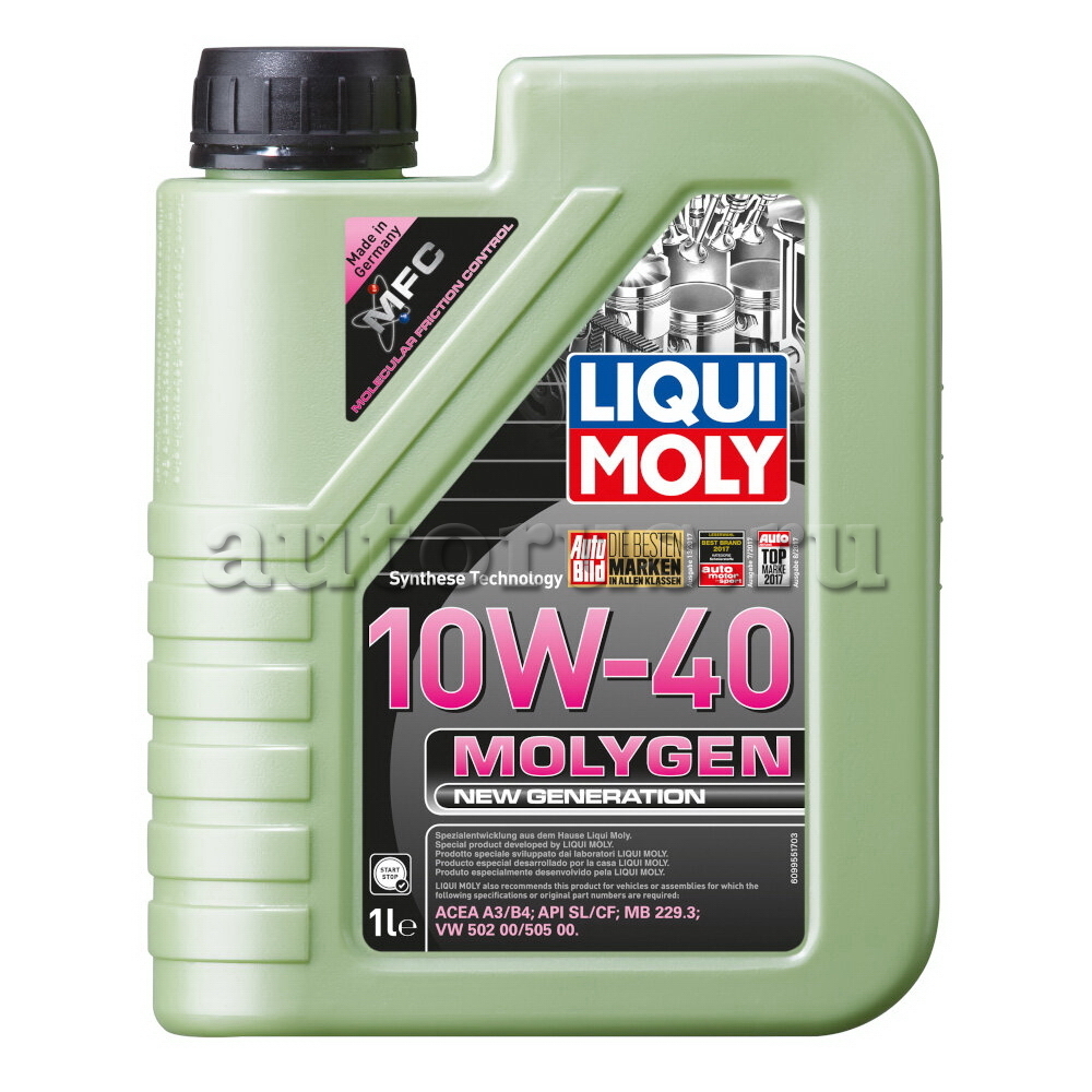 LIQUI MOLY 9059 LiquiMoly НС-синт. мот.масло Molygen New Generation 10W-40  (1л)