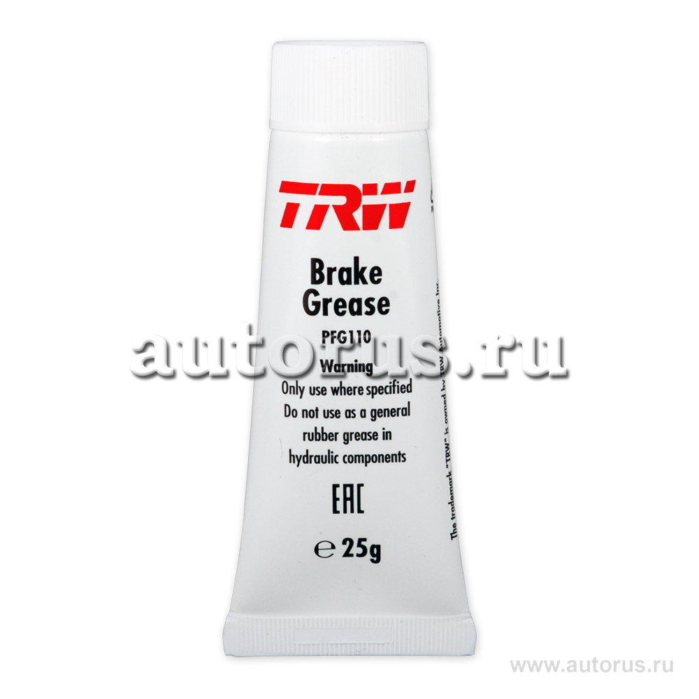 Смазка пластичная для суппортов TRW PFG110 TRW артикул PFG110 - цена ...