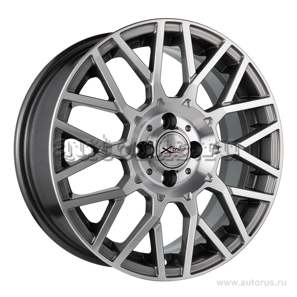 Диск литой R16 6.5J 4x100/54.1 ET48 X-trike X-125 HSB/FP 68186 X-trike ...