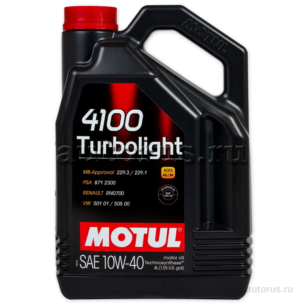 MOTUL 109462 Масло моторное полусинтетика 10W-40 4 л.