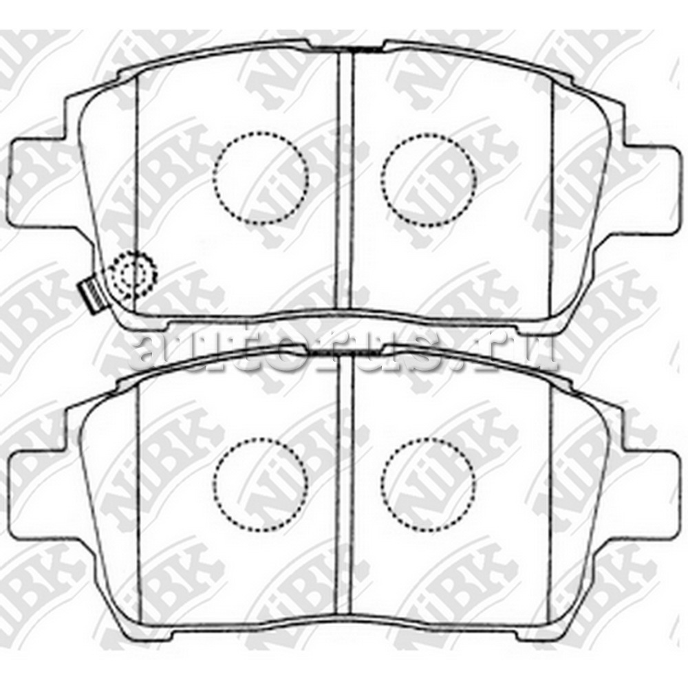 Pn1472 nibk колодки