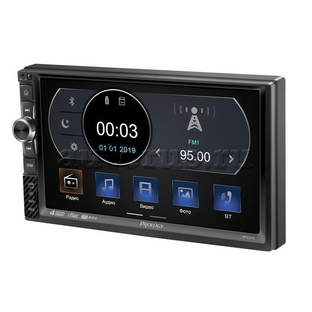 Автомагнитола PROLOGY MPV-310, 7, 2DIN, USB, SD, MP3, BT PROLOGY артикул  MPV-310 - цена, характеристики, купить в Москве в интернет-магазине  автозапчастей АВТОРУСЬ