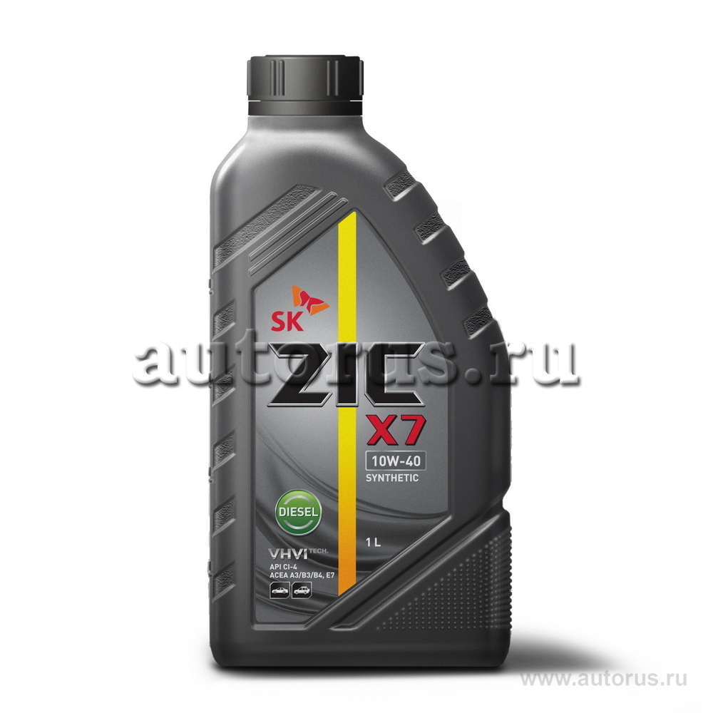 Zic 132607 Масло моторное ZIC X7 Diesel 10W-40 синтетическое 1 л 132607