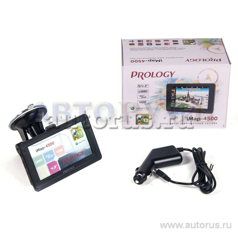 Навигатор PROLOGY IMAP-4500, 4.3 , навител PROLOGY артикул IMAP-4500 ...