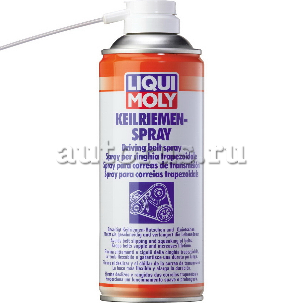 Смазка LIQUI MOLY Keilriemen-Spray для приводных ремней 0,4 л LIQUI MOLY  артикул 4085 - цена, характеристики, купить в Москве в интернет-магазине  автозапчастей АВТОРУСЬ