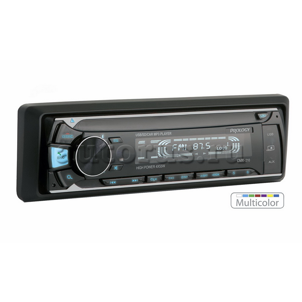 PROLOGY CMX210 Автомагнитола CMX-210 BT (1DIN, MP3, USB, SD, Bluetooth)