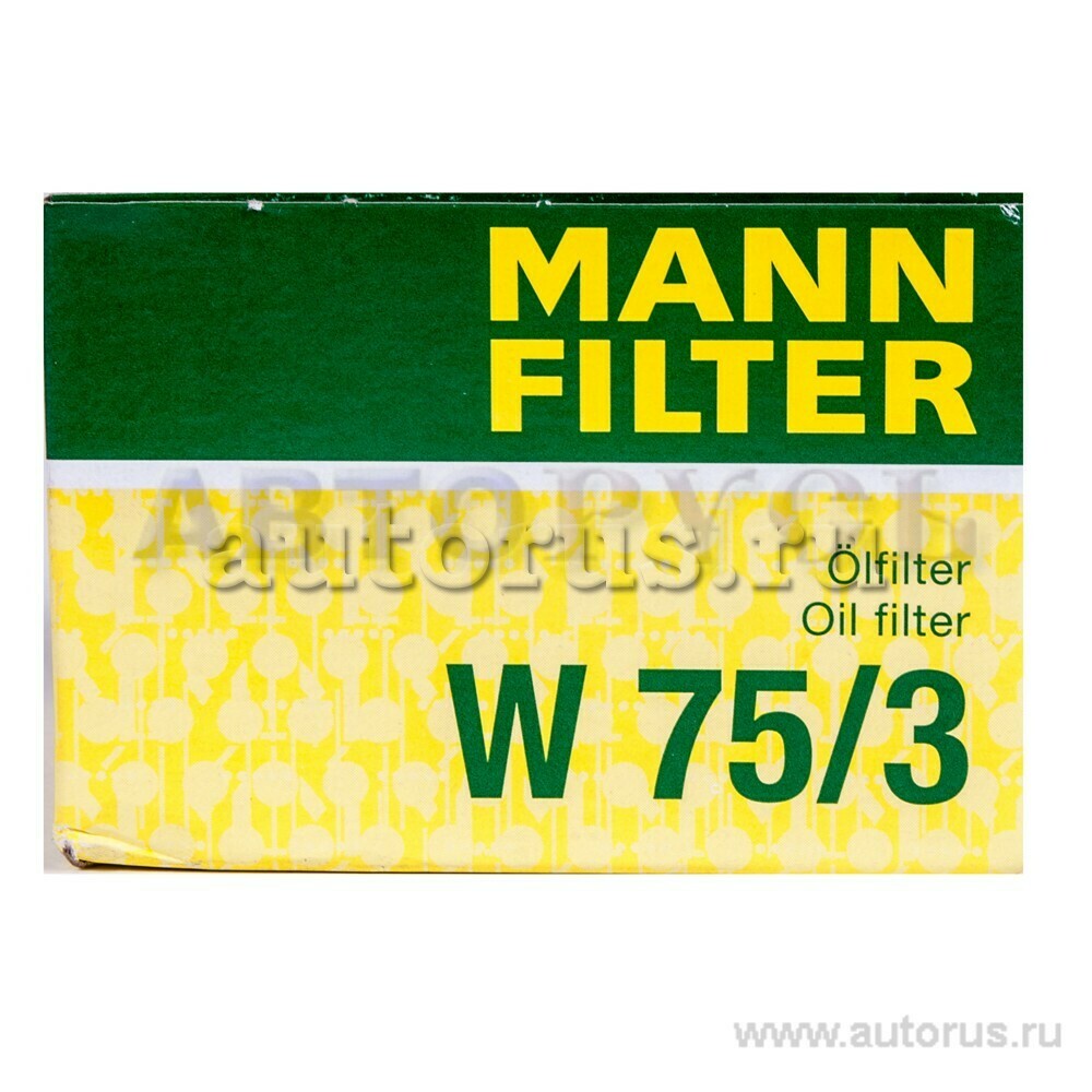 MANN-FILTER W753 Масляный фильтр