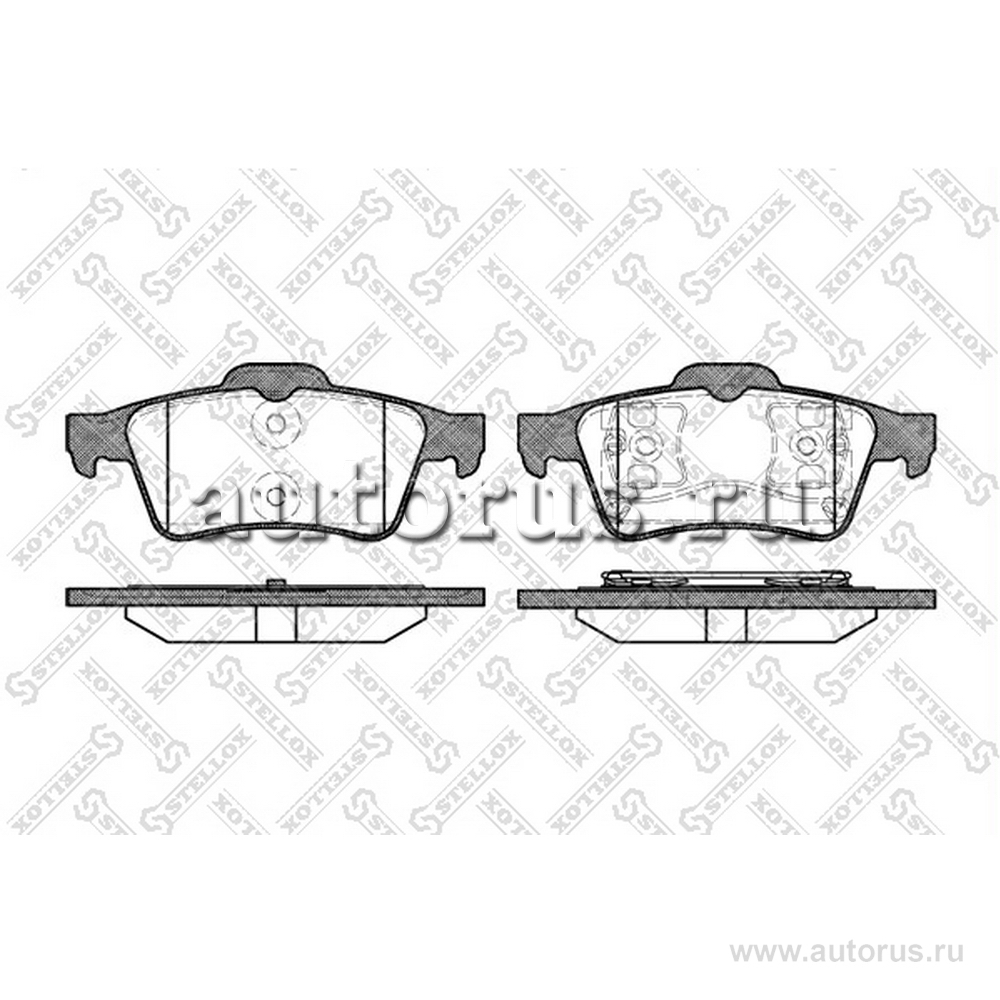 Stellox 853000BSX 853 000B-SX 842 00=FDB1540 !колодки дисковые з. Opel  Vectra C, Nissan Primera, Renault Laguna 01>